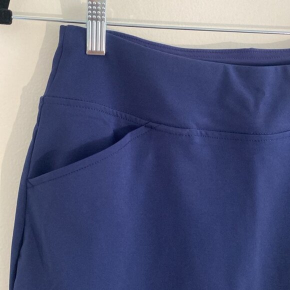 Lilly Pulitzer Luxletic UPF 50+ Luxletic 17" Monica Skort Navy Blue Size 2 - Picture 5 of 10